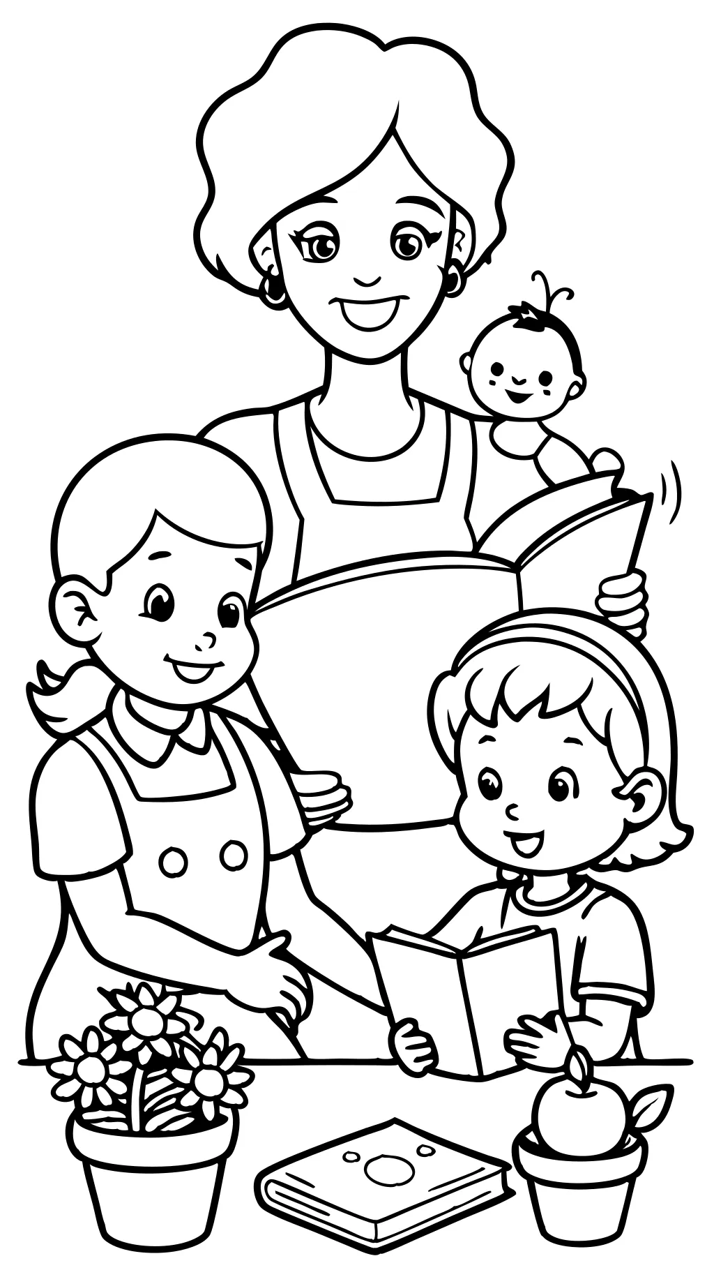 mom coloring pages to print